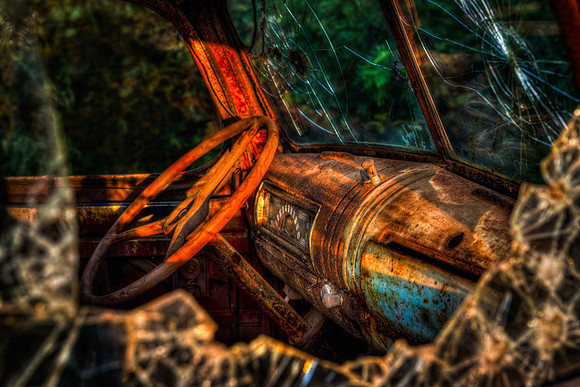 20160612-SFA5737 , Cracked 1945 Chevy
