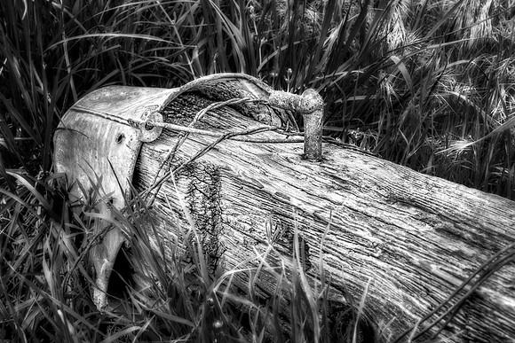 20140510-SFA0327-bw , Fallen Post